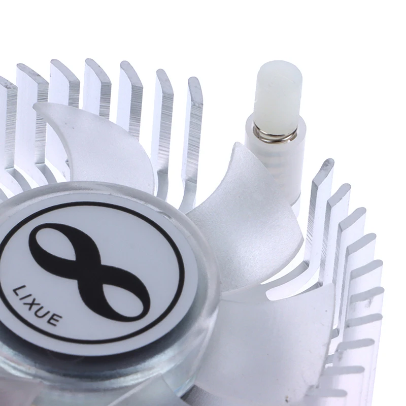 Dissipatore di calore in alluminio da 55mm e radiatore combinato con ventola da 12V radiatore di raffreddamento rotondo con ventola silenziosa