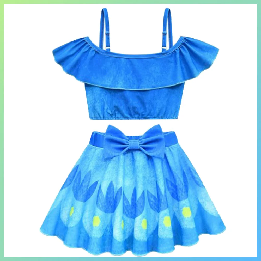 Wholesale Poppy Cosplay Child Girls Role Play Swimsuit Cartoon Trolls Costume Kids Roleplay Children Fantasy Party Clothes