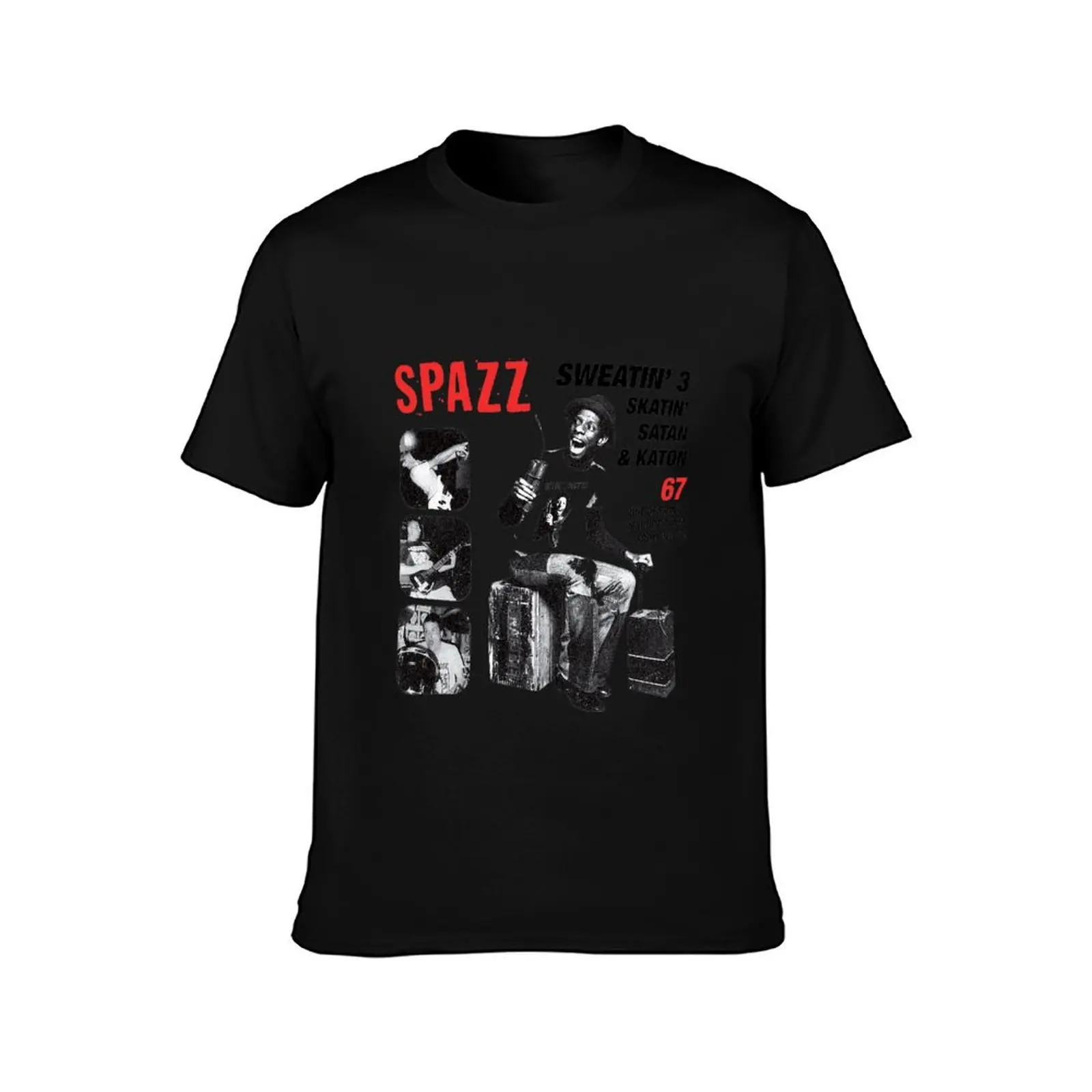 SPAZZ T-Shirt Large Size Loose Casual Tee T-Shirt