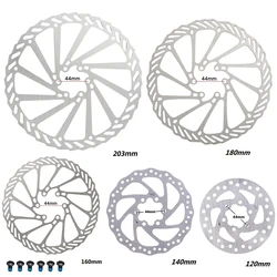 MTB Bicycle Brake Rotor 203mm/180mm/160mm/140mm/120mm 6 Inches Stainless Steel Hydraulic Brake Rotor MTB Road Bike Disc Brake