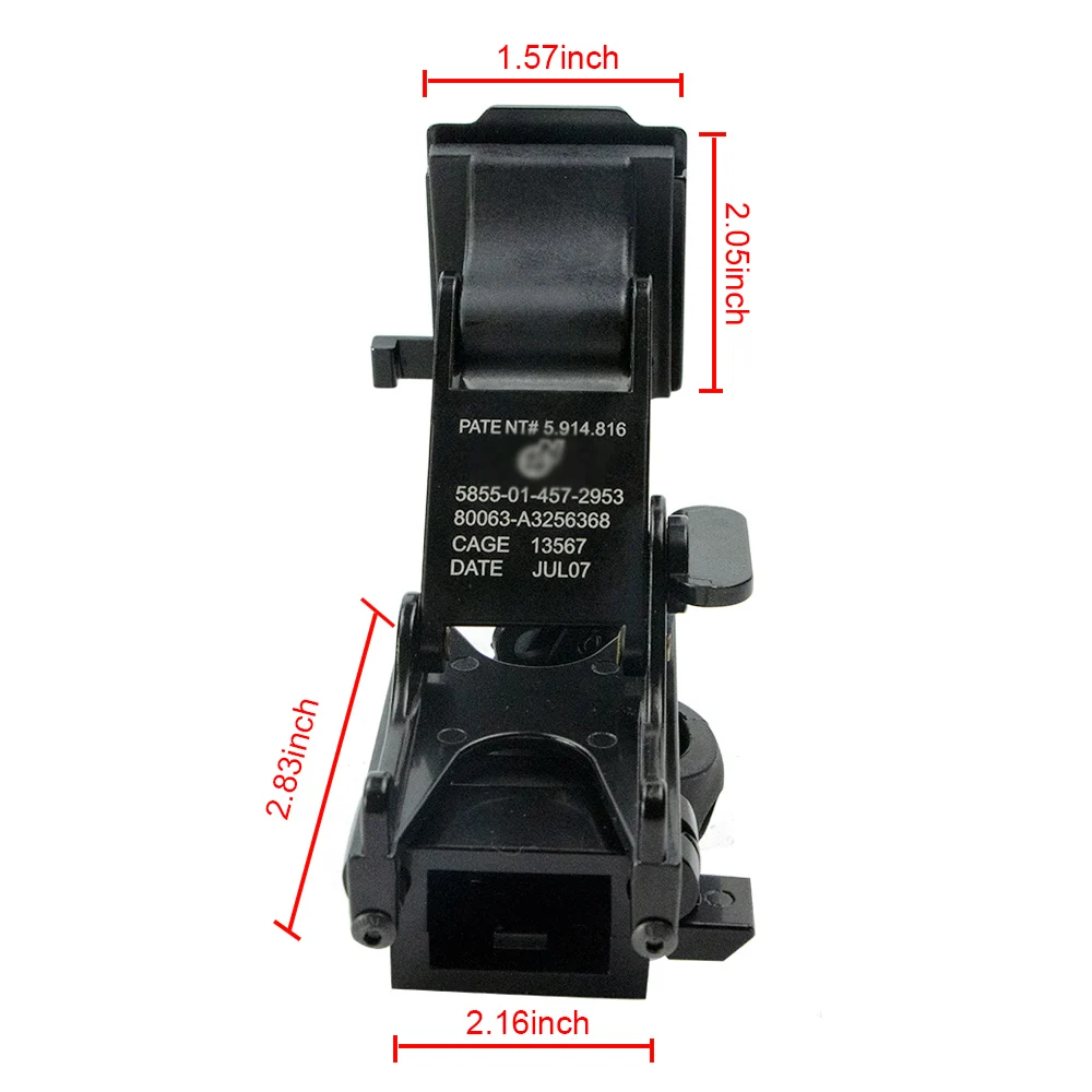 อุปกรณ์เสริมหมวกกันน็อค PVS14 PVS-7 NVG ชุดติดหมวกกันน็อคแบบเร็วชุดติดหมวกกันน็อคแบบยุทธวิธีการมองเห็นได้ในเวลากลางคืนแบบตาเดียว