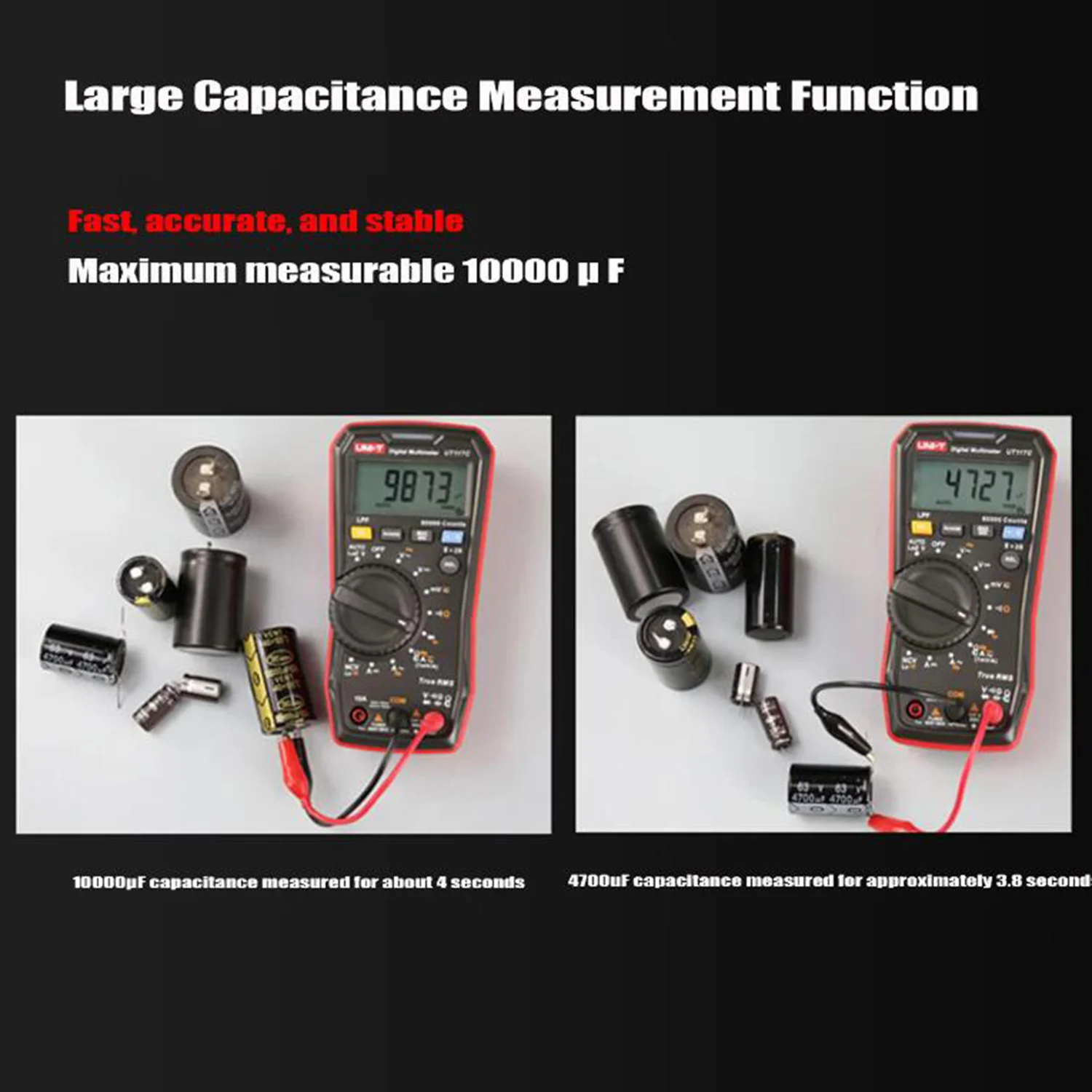 UNI-T UT117C Zeer nauwkeurige echte effectieve waarde professionele multimeter AC/DC multifunctionele elektrische originele ohmmeter.