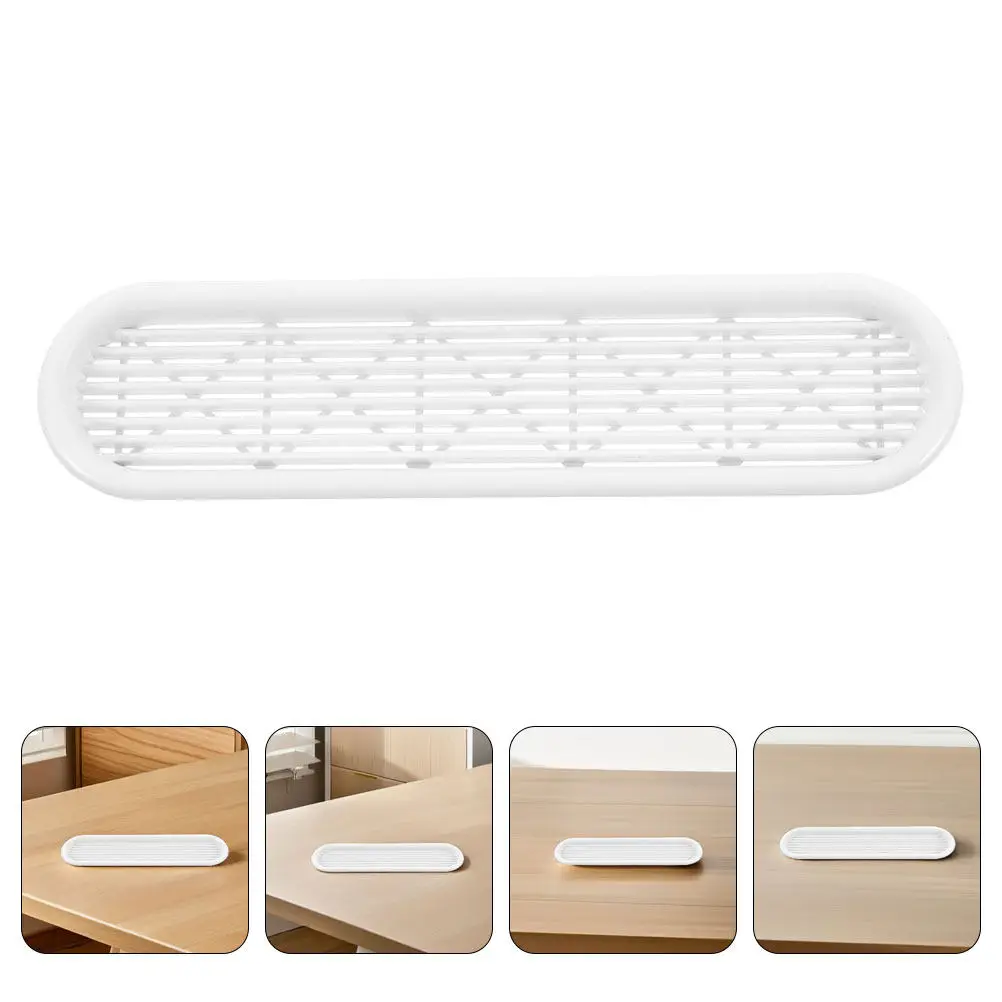 

4Pcs Modern Plastic Mesh Air Vent Cover for Wardrobe Shoe Cabinet Decorative Ventilation Grille Enhanced Airflow Heat