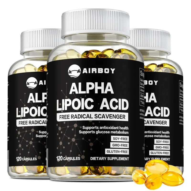 

Alpha Lipoic Acid Softgels - ALA Supplement Antioxidant for Nerve, Energy & Metabolism Support