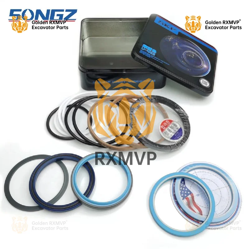 For Hitachi Excavator Arm Boom Bucket Hydraulic Cylinder Repair Seal Kit Apply For Hitachi Ex60 - 5 Ex120 2 / 3 Ex200