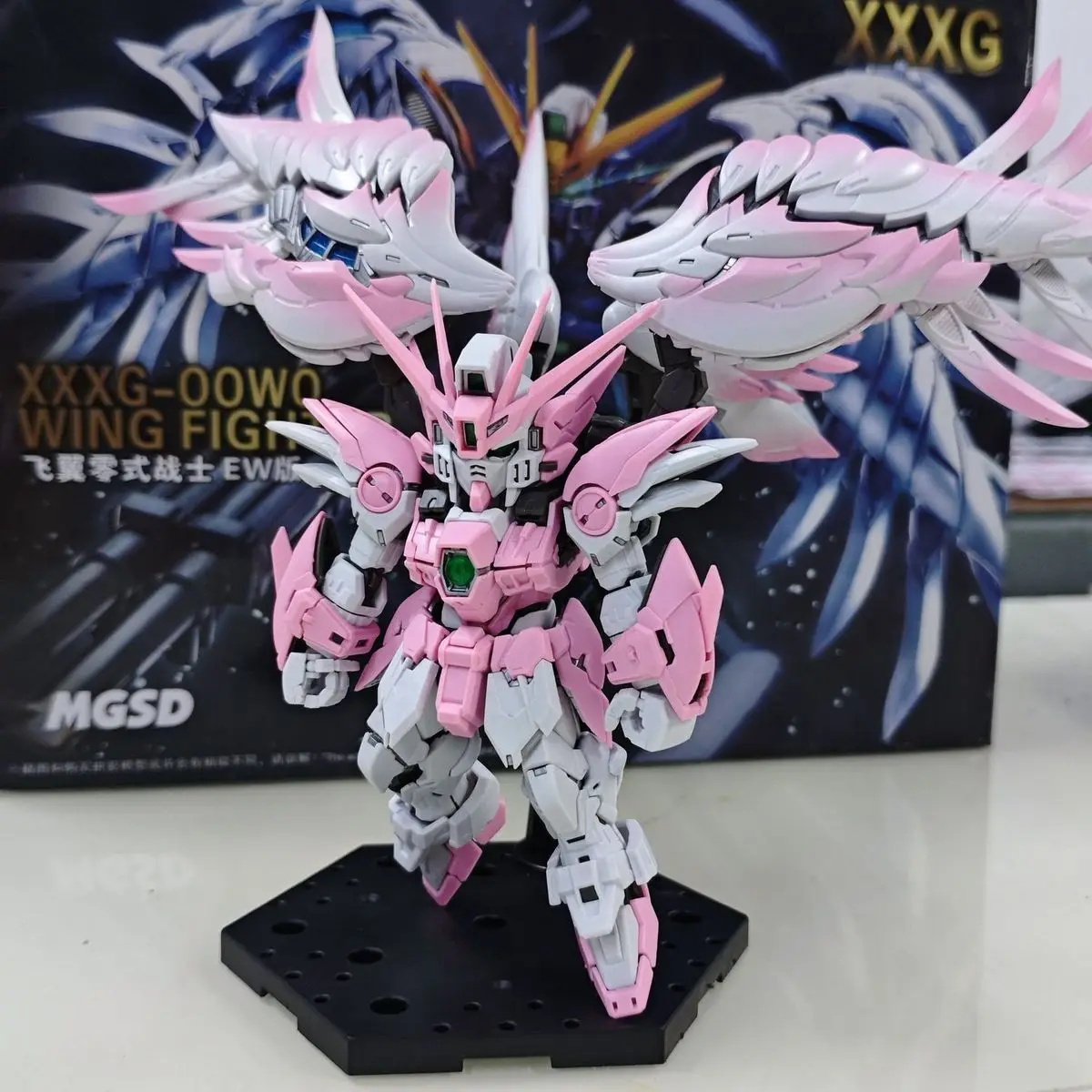 GAOGAO MGSD Wing Zero Sneeuwwitje Sakura XXXG-00W0 Assemblagemodel Kit Action Figure Plastic robot Model Kits Speelgoed kerstcadeau