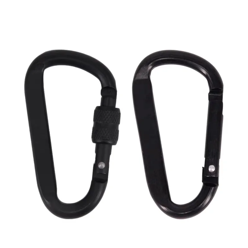 Carabiner Set Camping Survival Daily Keychain Tactical Aluminum Alloy Caribiner Hook Karabiners Clip For Outdoor Travel Backpack