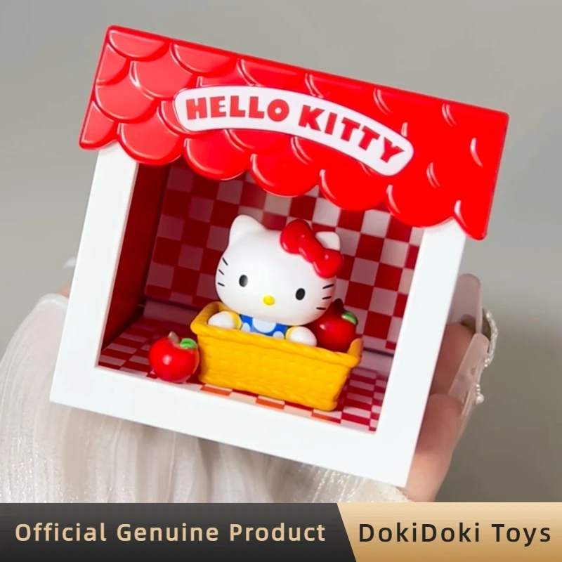 

Genuine Hellokitty Fun House Series Mini Box Pro+ Blind Box Cute Figure Desktop Ornaments Model Toys Mystery Box Doll Gifts