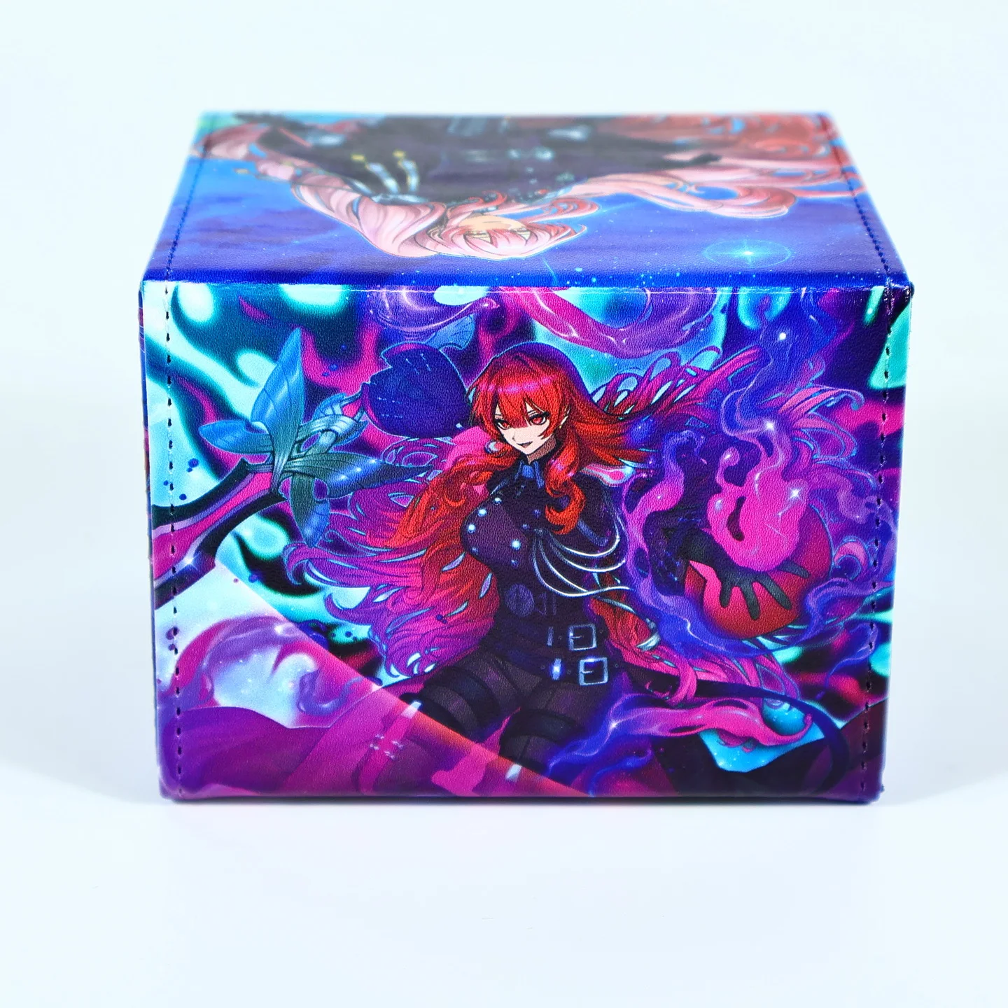 ديي ذاتية الصنع يو غي أوه! صندوق تخزين بطاقات Exosister Ygo Exosister Elis صندوق حماية بطاقات مجموعة جلدية هدية بطاقة الرسوم المتحركة #4