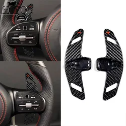 Real Carbon Fiber Car Steering Wheel Paddle Shift Shifter Extended For Mercedes Benz A B C E S G EQA Class W176 W177 V177 W246