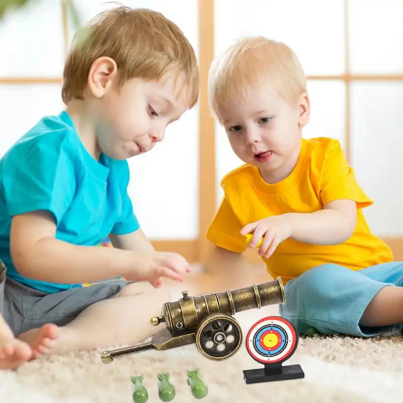 Catapulta em forma de canhão para crianças, Brinquedo de canhão, Brinquedo de lançamento para melhorar as habilidades práticas, Educacional, Quarto