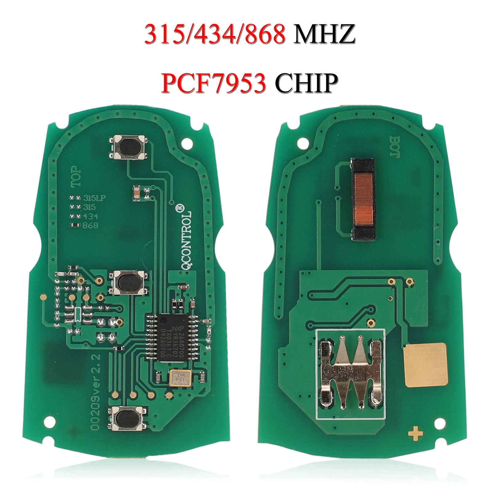 jingyuqin Zdalny inteligentny kluczyk samochodowy do BMW serii 1/3/5/7 CAS3 X5 X6 Z4 315Mhz /433/ 868MHz Semi-Keyless Control ID46 PCF7953 Chip