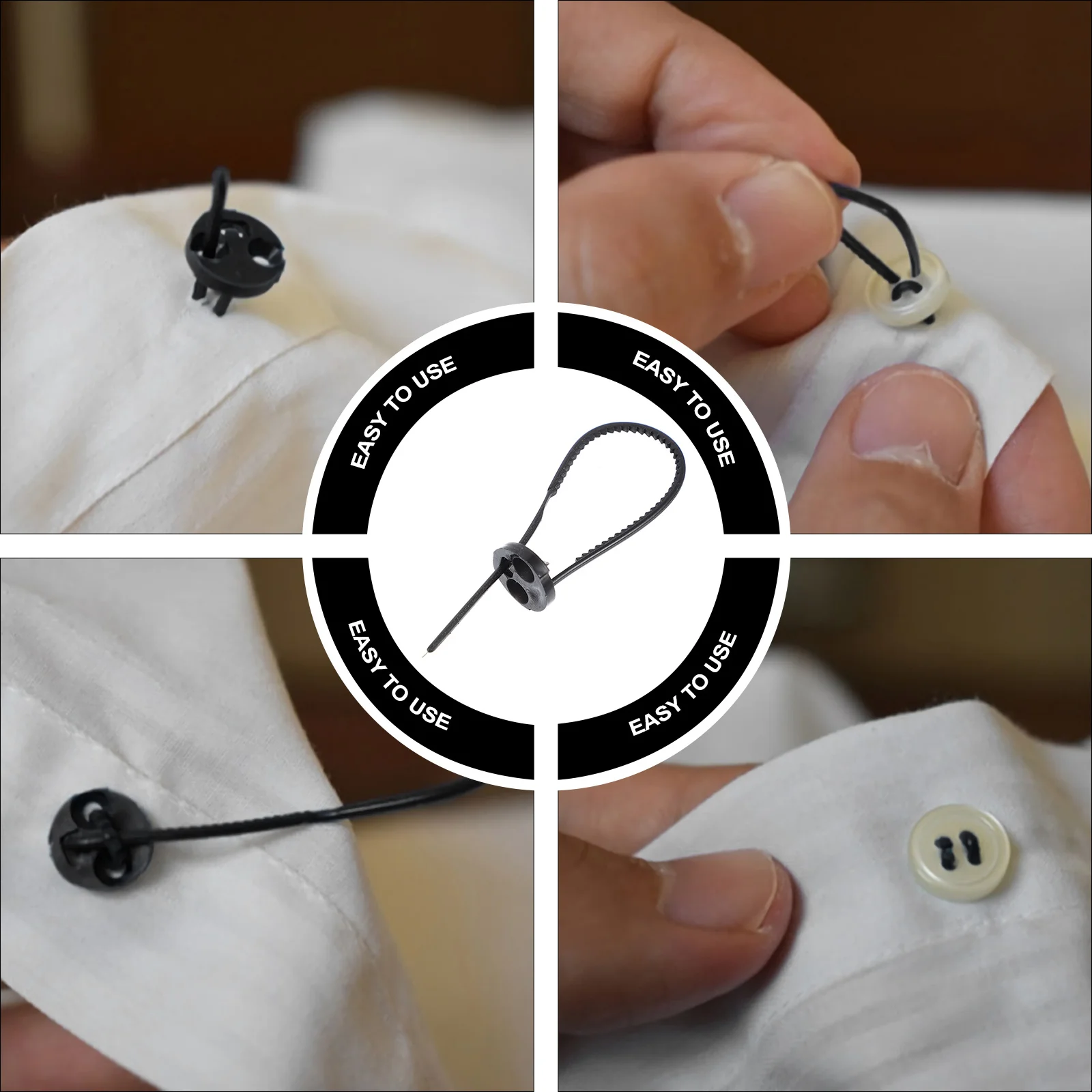 60Pcs Portable Button Repair Kit No Sewing Required Strong Adhesion Fasteners for Various Clothes Exquisite Decoration