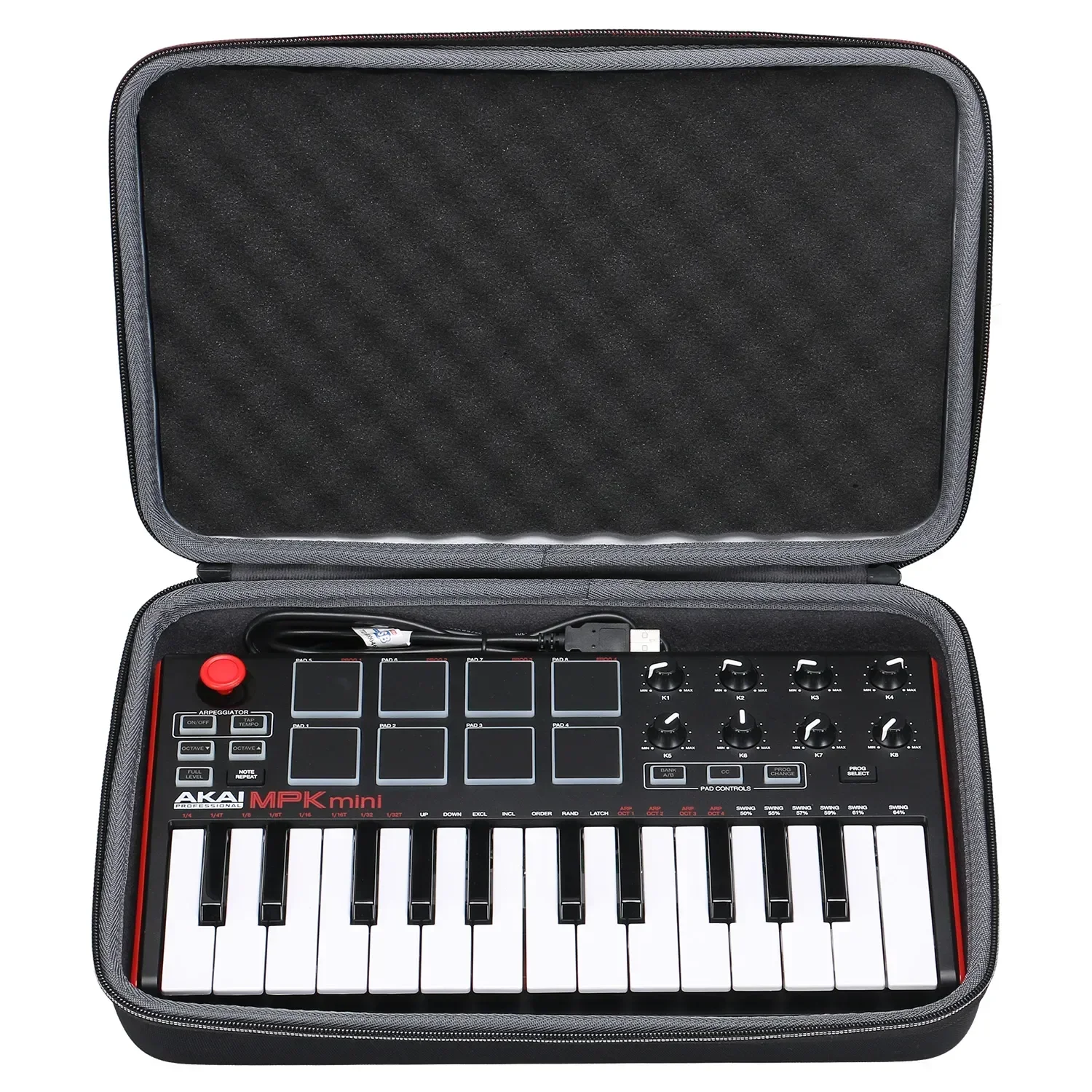 Bolsa de almacenamiento de transporte para estuche rígido EVA para Akai Professional MPK Mini MKII/MK3/MPK Mini Play