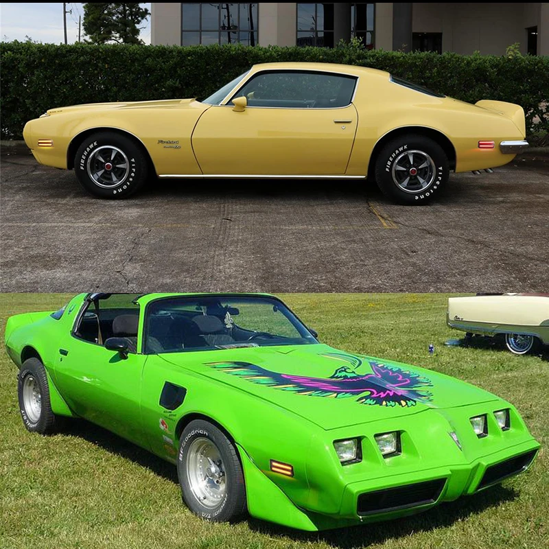 โคมไฟข้างรถด้านหน้าและด้านหลังสำหรับ1970-1981 Pontiac Firebird ไฟเลี้ยว/ไฟขับขี่ไฟสัญญาณด้านข้าง