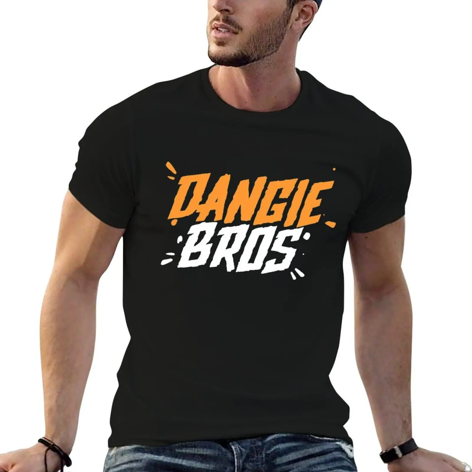 Dangie bros m-erch Logo T-Shirt graphic t shirt vintage heavyweights funny t shirts for men