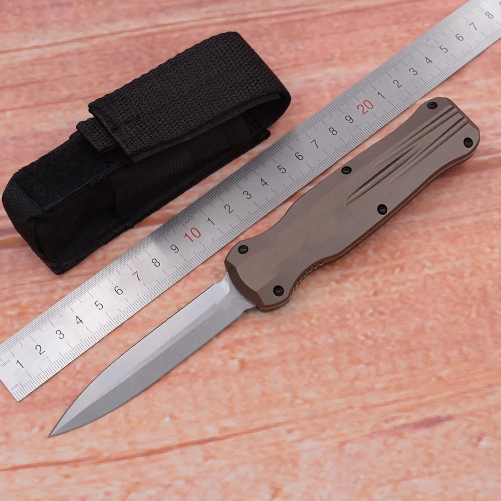 

JUFULE 7035 Aviation Aluminum Alloy handle D2 blade outdoor camping hunt EDC dinner kitchen fruit pocket EDC tool Utility knife