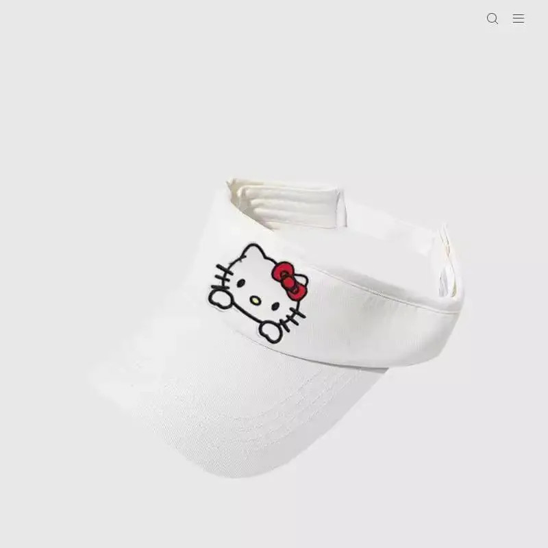 جديد Kt القط كيتي فارغة قبعة بيسبول تظهر الوجه صغيرة تنوعا ظلة الشمس حماية كلية قبعة بيسبول التخييم قبعة