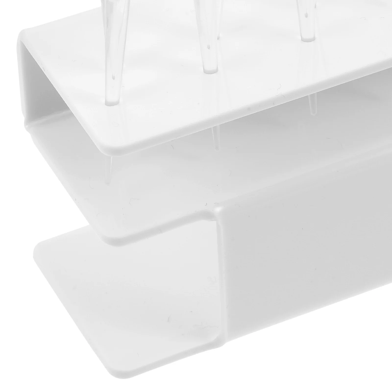 Présentoir de faux cils blanc, 1 ensemble, organisateur, outil d'essai sur bâton, présentoir professionnel pour la beauté