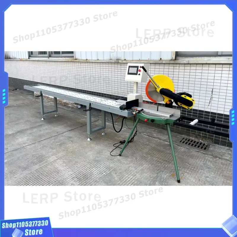 CNC Single Head Aluminum Window Cutting Machine with Bluetooth Measuring Frame for PVC UPVC Profile Processing Industrial