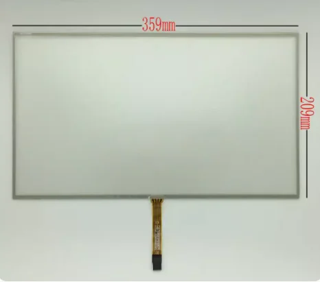 15.6-inch resistive touch screen 4-wire 359X209