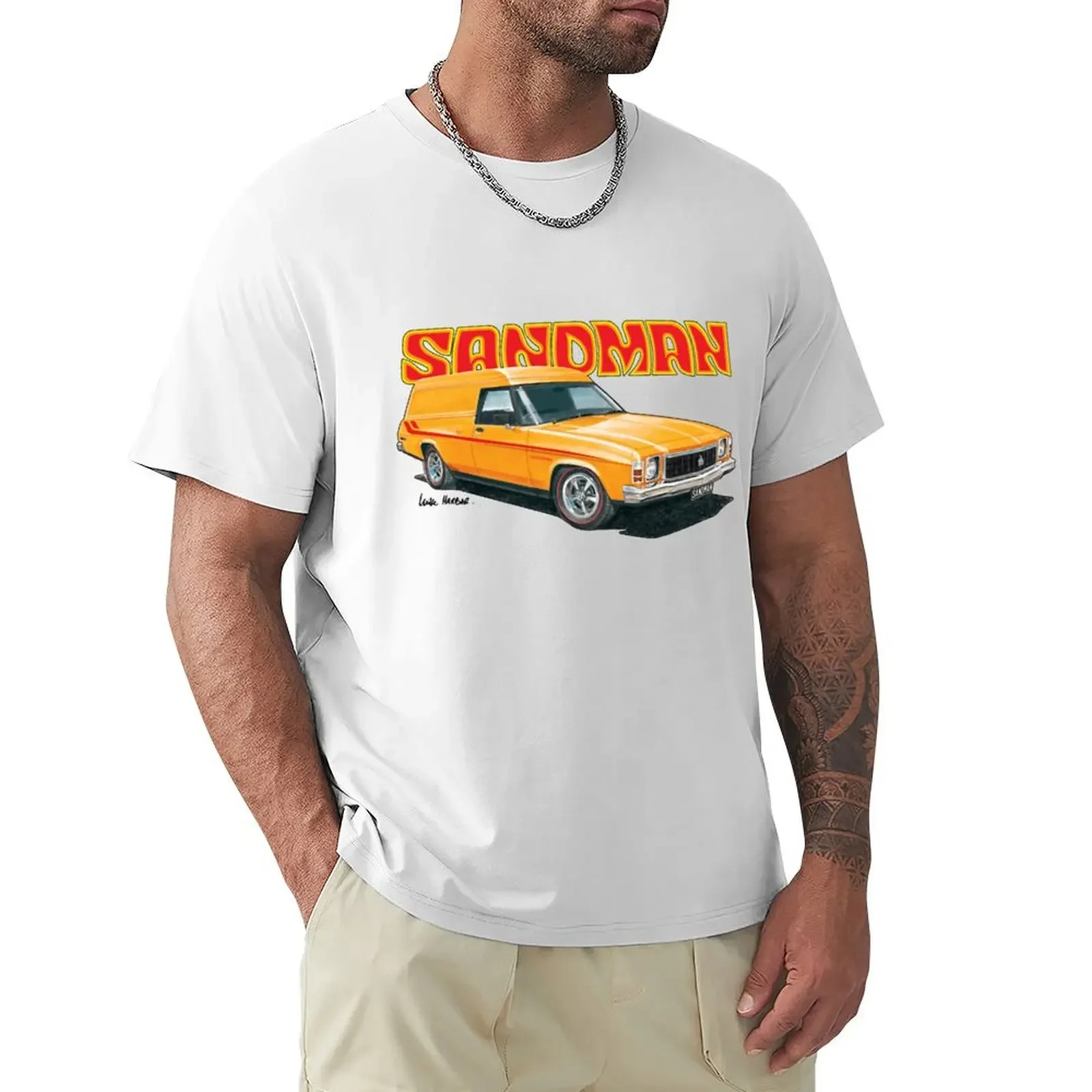 

Holden HX Sandman Panelvan Design T-shirt anime clothes kawaii clothes customs T-shirt men