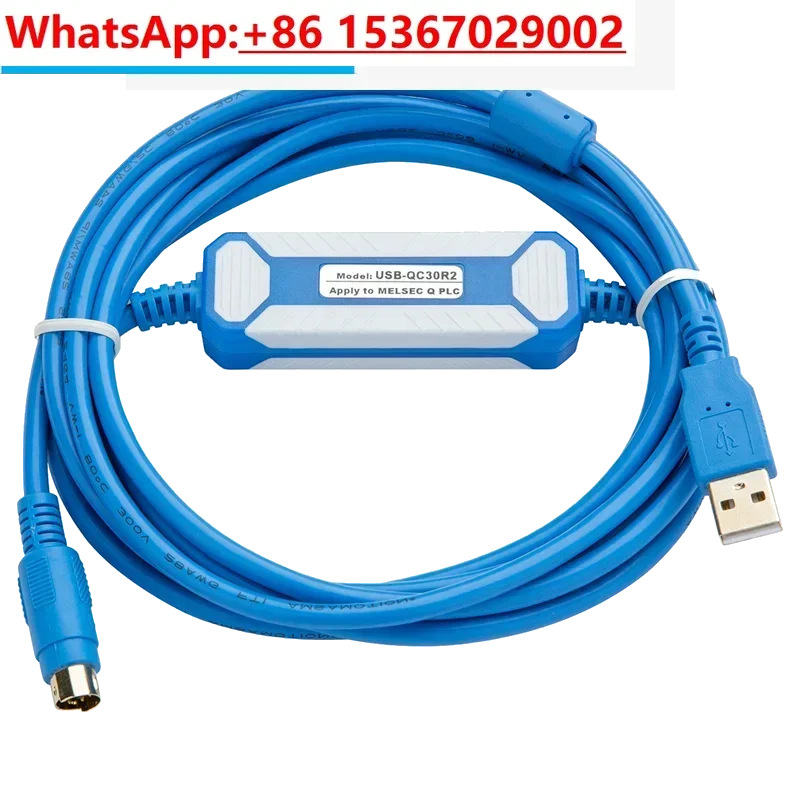 Q-series PLC programming cable/communication cable/data/connection/download cable USB-QC30R2