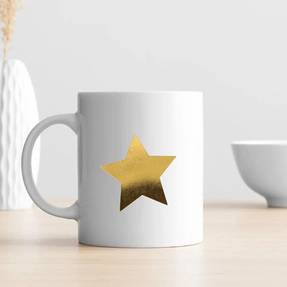 

2 Rolls Star Sticker Pentagram Reward Stickers Gentle Adhesion Removable Motivational Stickers for Textbooks Notebooks