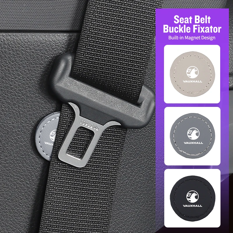 Car Seatbelt Stabilizer Belt Shock Absorber Buckle Holder Accessories For Vauxhall VXR Dokker Lodgy Logan Sandero Duster Stepwa