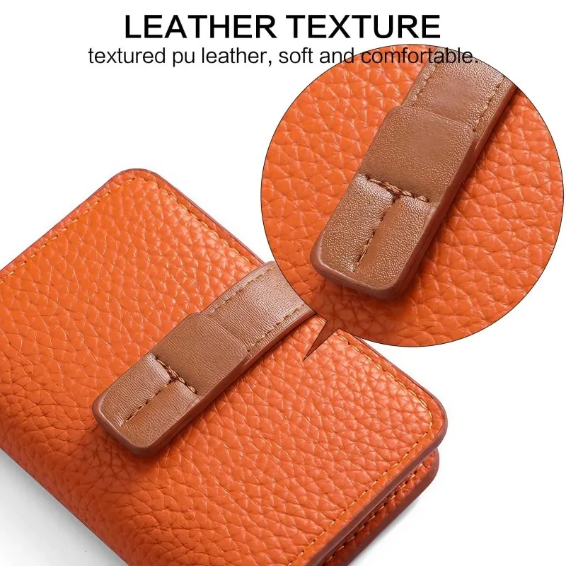 Portable Fashion Card Holder Multi-Card Slots Large Capacity Design Driver's License Card Organizer