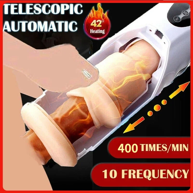 

Male Telescopic Blowjob Sucking Machine Masturbator Cup Fast Orgasm Heating Real Vagina Pocket Pussy Aldult Sex Toys for Men 18