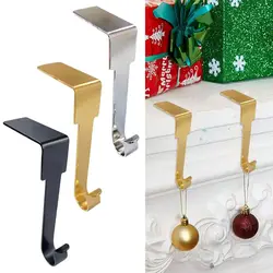 Christmas Sock Hook Fireplace Hanger Metal Clips Xmas Stocking Holder Racks Jewelry Clasp Party Tree Hanging Hooks