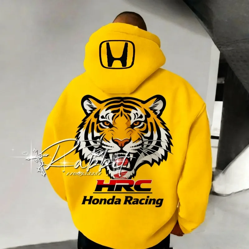 2025 جديد هوندا سباق طبعة خاصة المسار رايدر موضة هوديي سباق الدراجات النارية على الطرق الوعرة الدراجات الدافئة هوديي