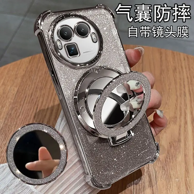 ل Realme GT8 Pro حافظة عصرية مطلية بالكهرباء من السيليكون اللامع صديقة للبشرة غطاء من البولي يوريثان الحراري لهاتف Realme GT8 Pro مقاوم للصدمات Funda #3