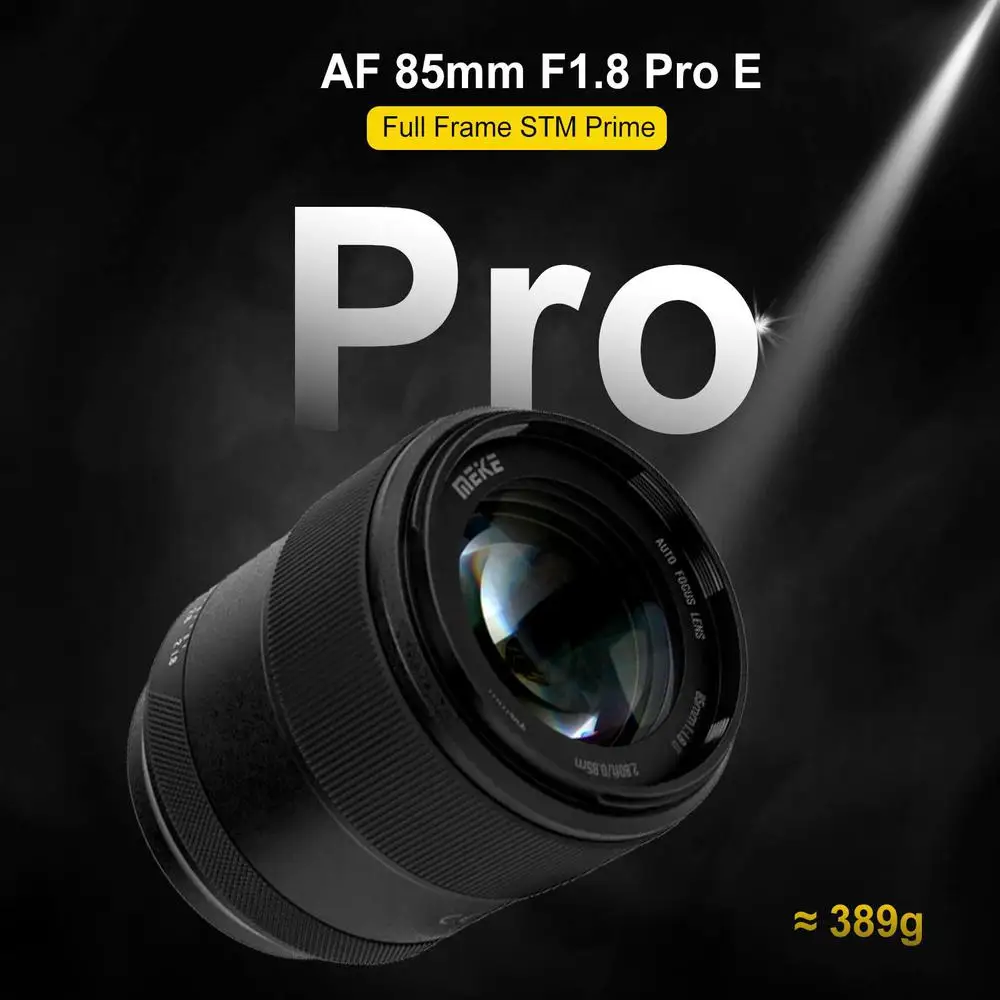 

Объектив Meike 85mm F1.8 Pro Full Frame с автофокусом STM, низкой дисперсией и высоким разрешением для камер Sony E/Z Mount/Panasonic L Mount