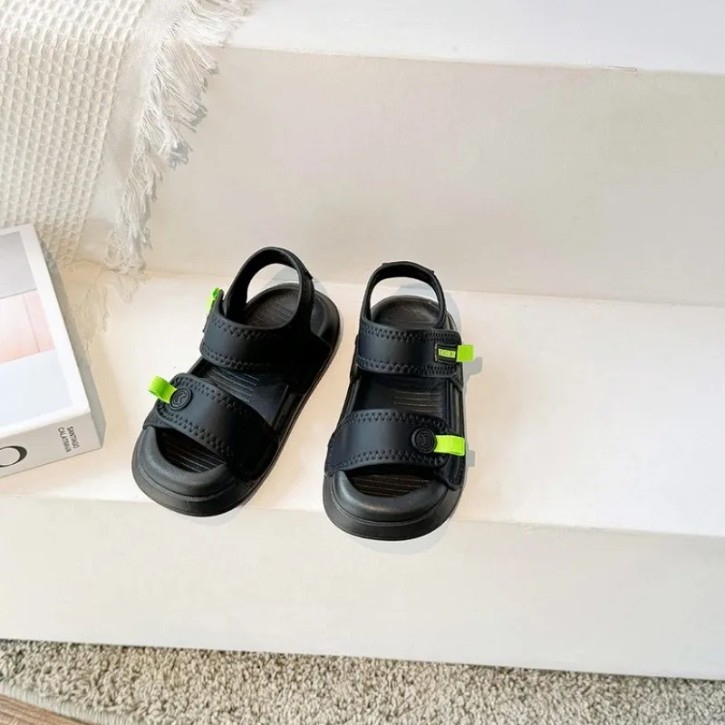 2026 Summer Non-slip Sole Toddler Barefoot Sandals Pastel Colors Comfort Chic Beach Shoes Kids Strappy Sandals for Boys Girls