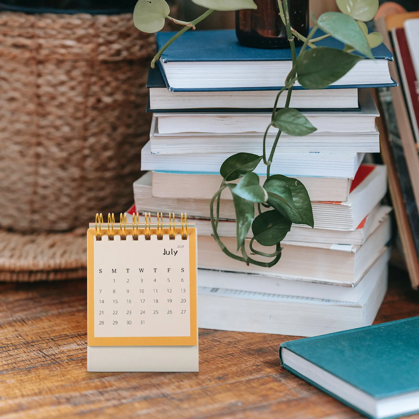 

Настольный календарь на весь 2024 год, маленький, для офиса и дома, декоративный, функциональный, для украшения рабочего стола