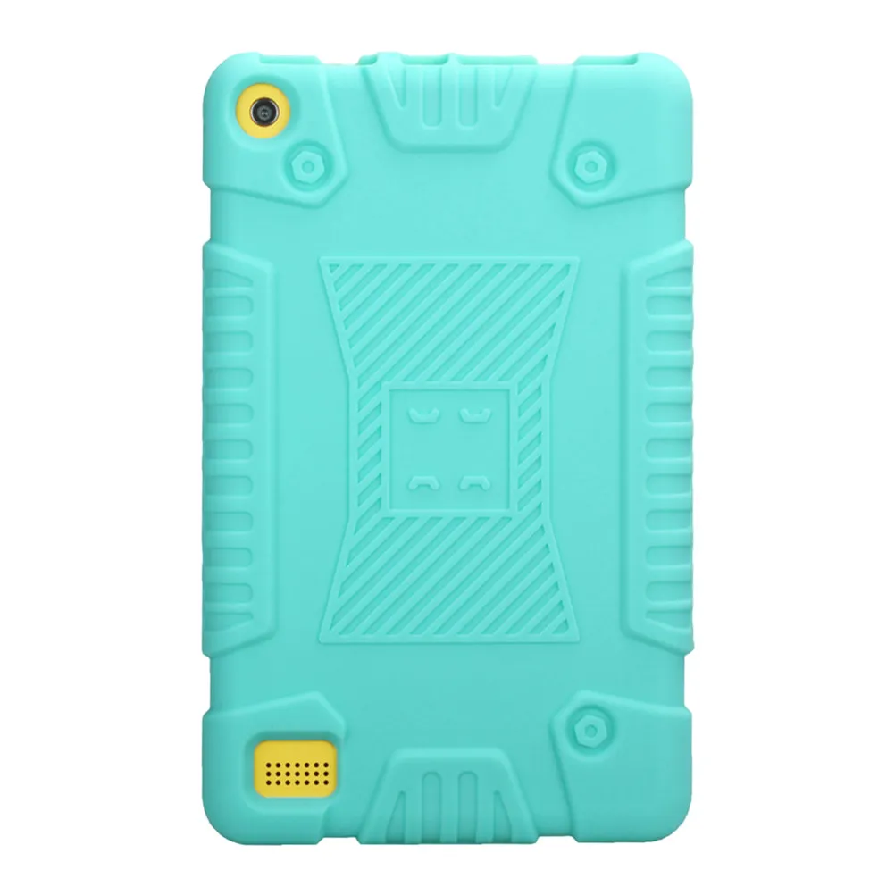 

Silicone Case Slim Light Weight Anti-Slip Rubber Gel Cover for Fire 7 Tablet 2017 7Th Generation Kid Proof Protective Silicone