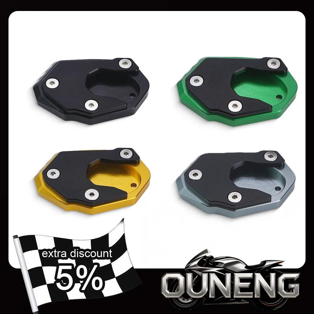 

For KAWASAKI Z900 Z900RS Z 900 RS Z 900 2017-2024 Motorcycle Kickstand Foot Side Stand Extension Pad Support PlateFit