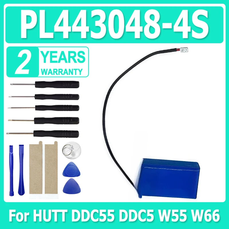 

For HUTT DDC55 DDC5 W55 W66 Window Cleaning Robot Glass Washing Vacuum Cleaner Water Spray Electric Windows Washer Parts Battery