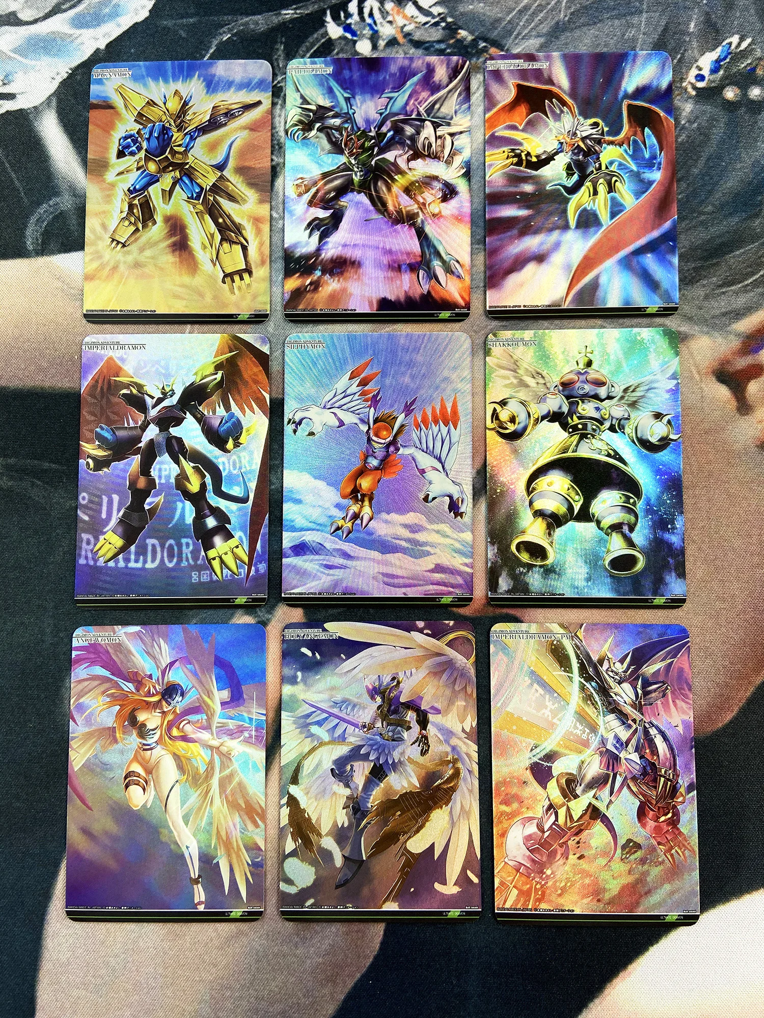 

9 шт./компл. Digimon Angewomon Diy Self Control Collect Signature Trading флэш-карта аниме мультфильм оригинальная серия подарок