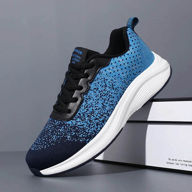 

Four Season Men's Sneakers Mesh Breathable Men Running Shoes Lightweight Casual Shoes Non-slip Outdoor Athletic Jogging Shoes