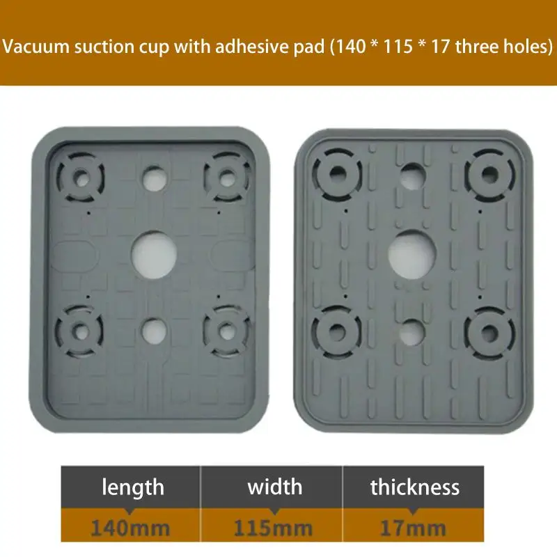 Plaque supérieure en Silicone pour routeur Weeke Homag CNC, Center d'usinage, bloc sous vide, Pod, 140x115x17mm, 1 pièce