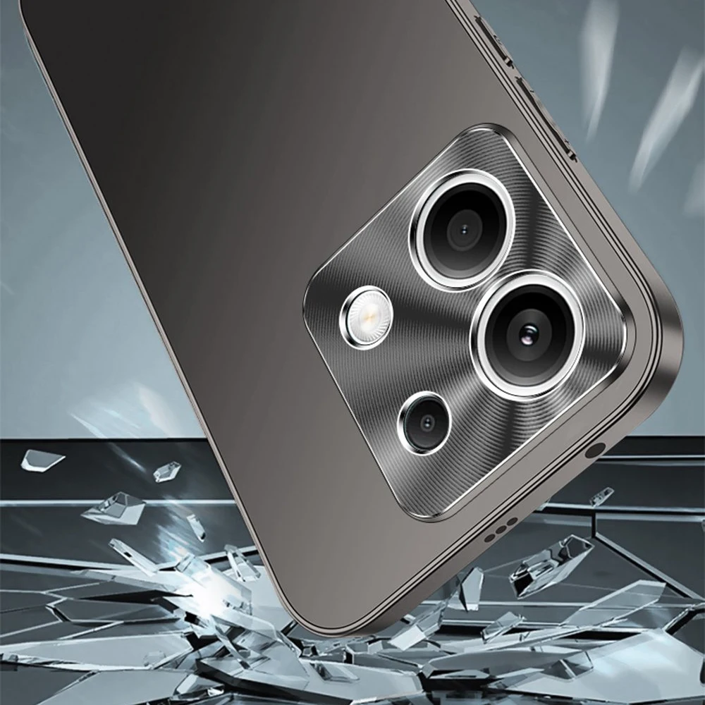 Slim Case for Xiaomi Redmi Note 13 Pro Plus Case Metal Lens Protected Plating Plastic Cover for Xiaomi Redmi Note 13 Pro 5G Case