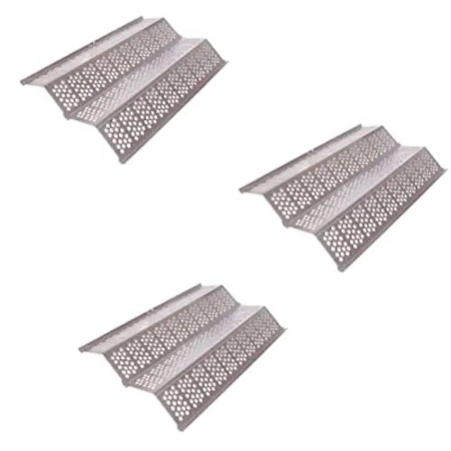 S9126A 3-Pack 16GA Stainless Steel Heat Plate Replacement for Calise OK2000 OK2000E OK3000 OK3000E OK4000 Lucullan MR3000 MR400