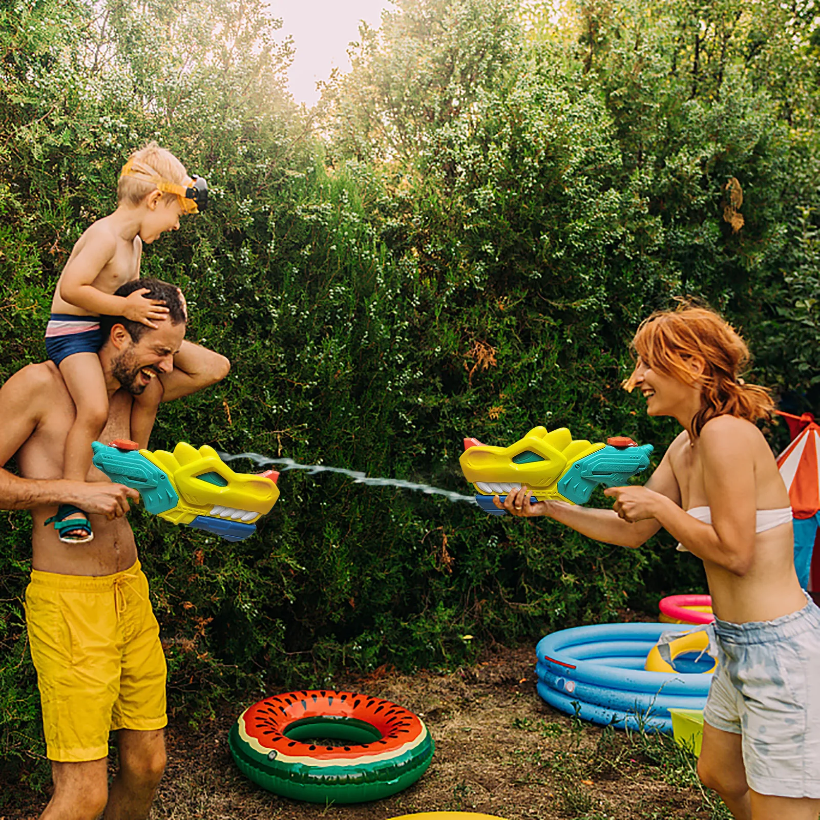 900ml dinossauro água armas para crianças de longo alcance tiro água squirters brinquedos para piscina ao ar livre praia festa jogar meninos meninas brinquedos