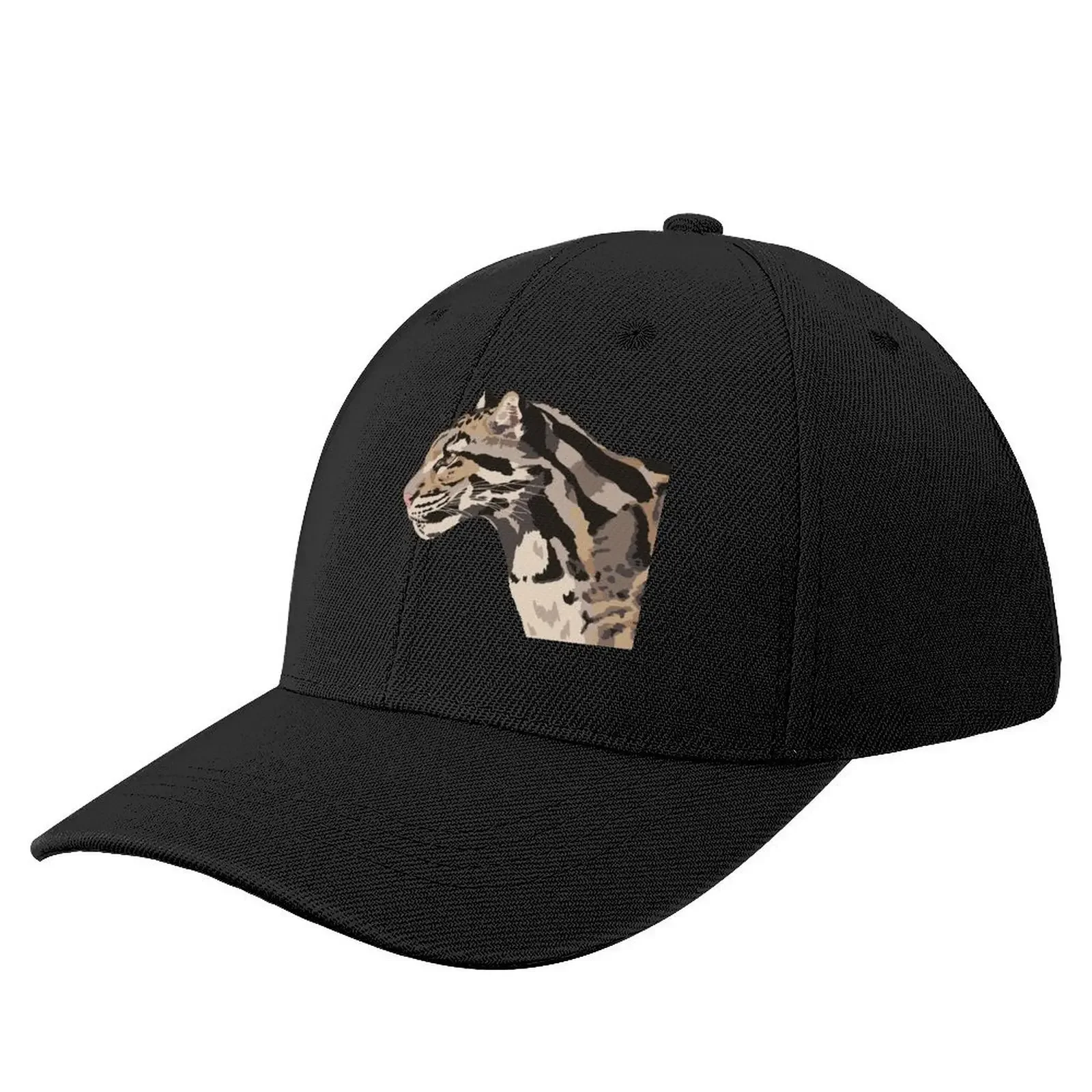 

Clouded Leopard Portrait Baseball Cap Hat Man For The Sun fishing hat Mens Tennis Women's