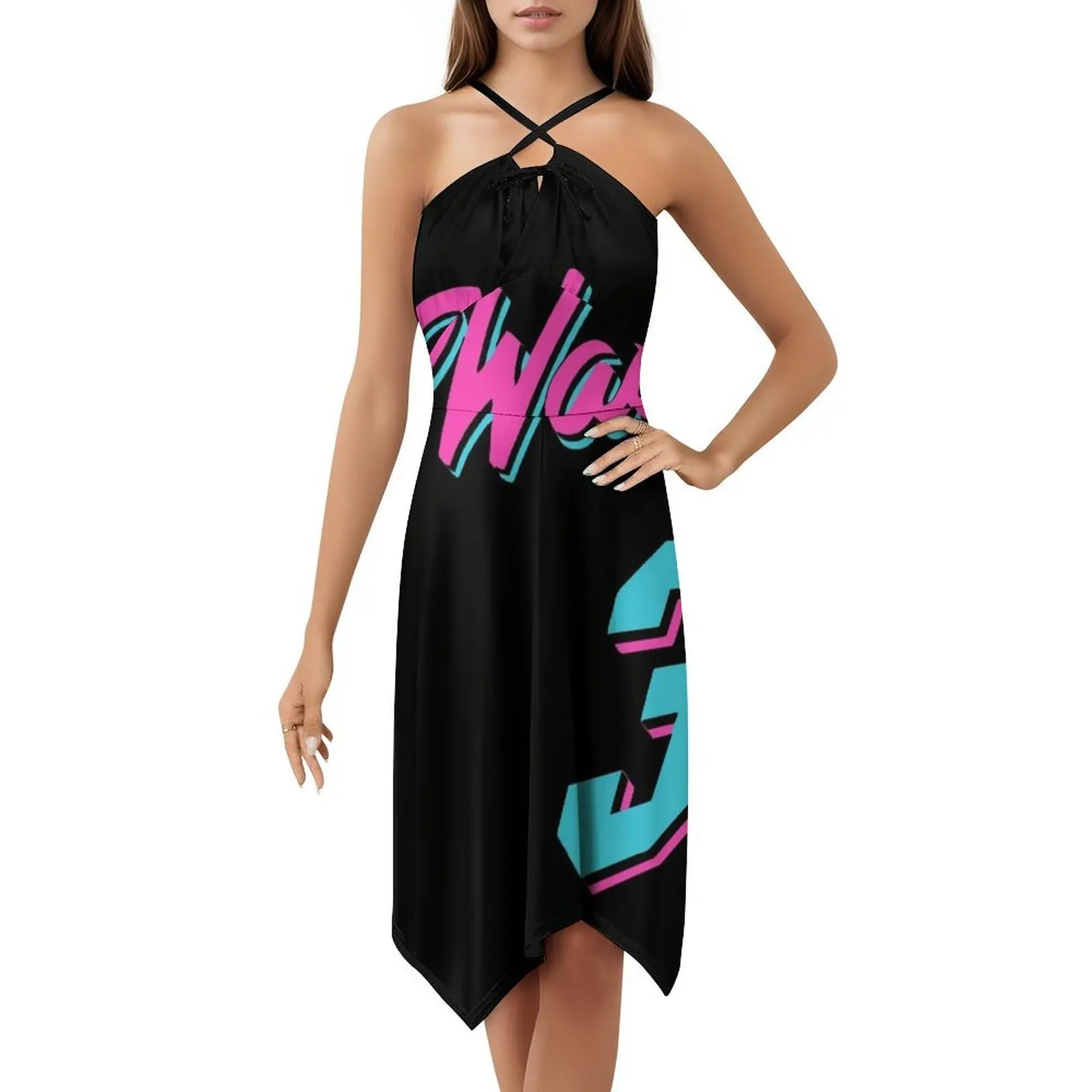 فستان ميامي واد المثير للإجازات للنساء على الشاطئ وحفلات أعياد الميلاد فستان قصير فيليب مايكل توماس ميامي فايس 2006 للفتيات