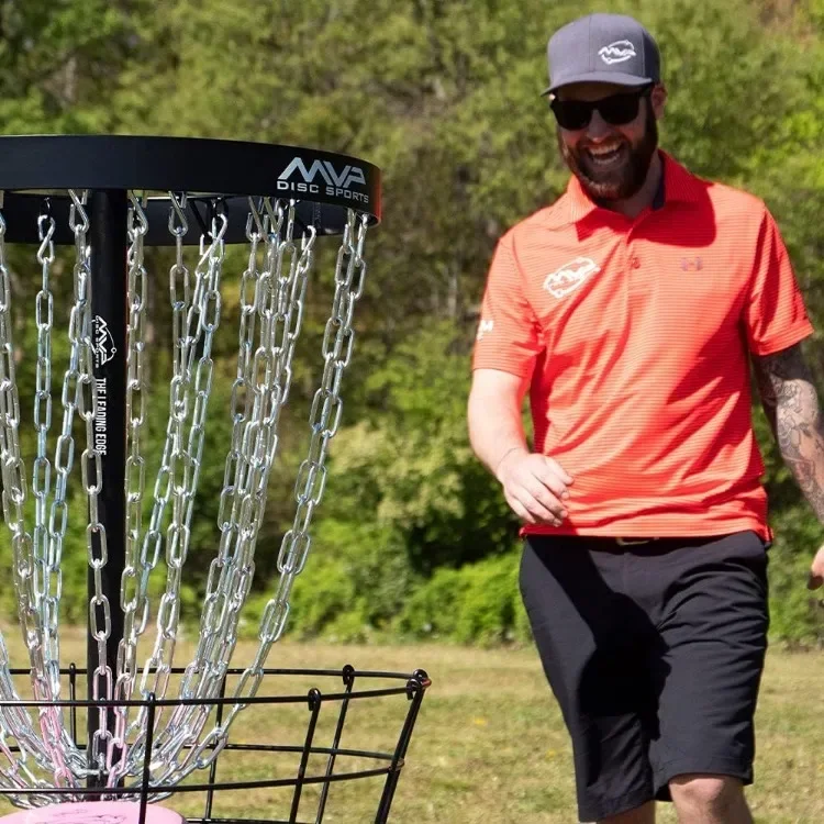 Black Hole Pro 24-Ketten-Disc-Golfkorb mit Transit tasche