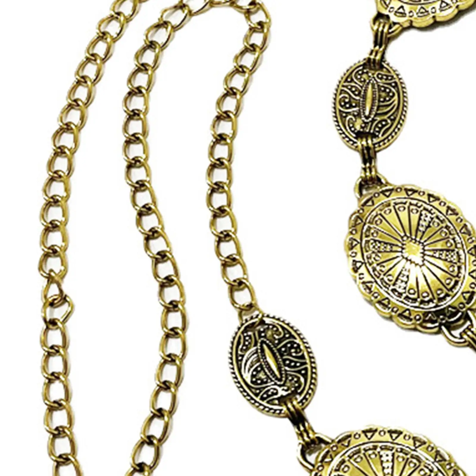 Ceinture de corps en chaîne pour femmes, accessoire de robe en métal à la mode